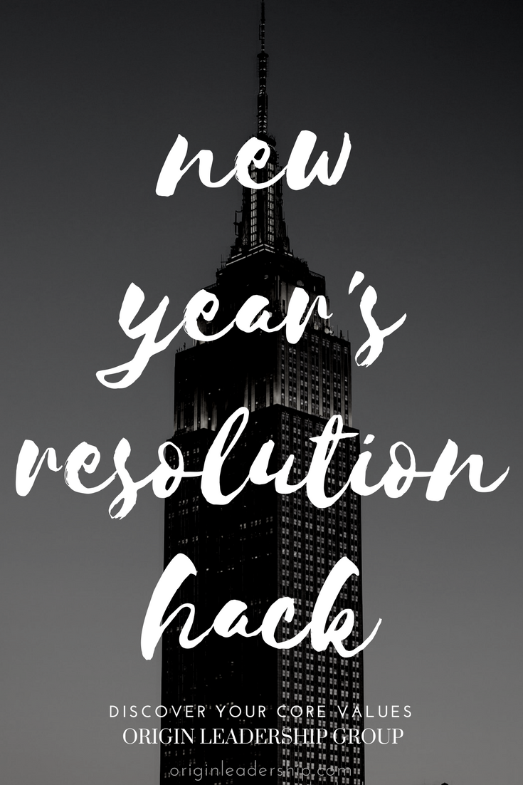 Most people fail to keep their New Year's Resolutions by the 2nd week of January. Instead of setting random goals, discover your Core Values and align your New Years Resolutions with what matters most to you!